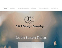 Tablet Screenshot of jjdesignjewelry.com